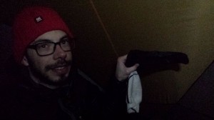 Iceland - Sprengisandur route - how frozen is my sock RS